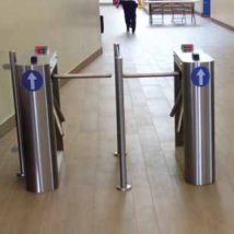 Half Height barrier rail turnstile systems Access Control ITAB TriFlo Premier Security Turnstile All Right Now Limited